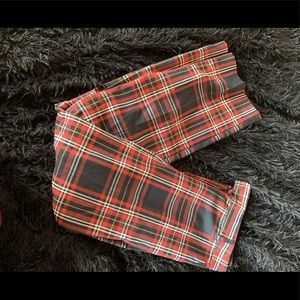 plaid trousers
